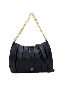 Perla Pleated Bag With Chain