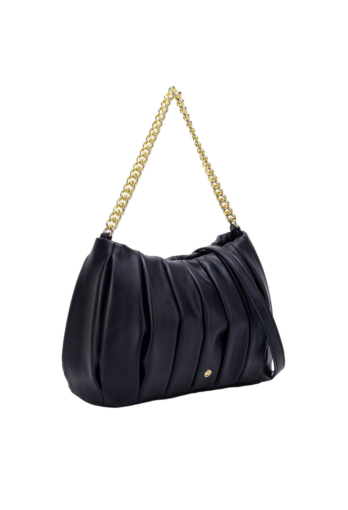 Perla Pleated Bag With Chain