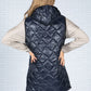 Navy Quilted Gilet with Logo Pockets