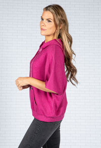 Soft Touch Knit Jumper in Fuchsia