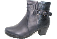 Navy Ankle Boot