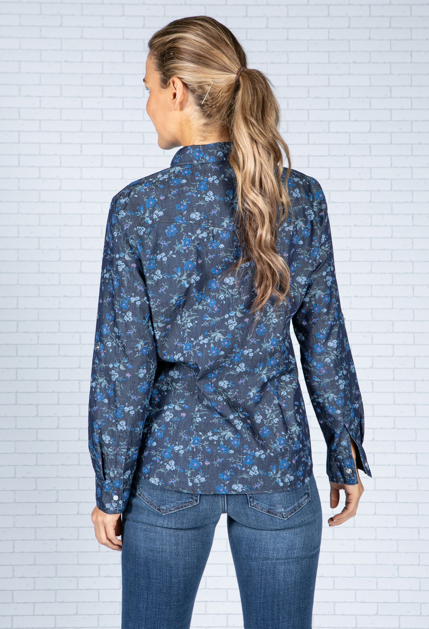'Forget Me Not' Print Shirt