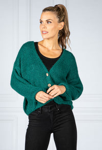 Forest Green RELAXED FIT CARDI