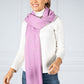 Soft Knit Dusted Lavander Scarf
