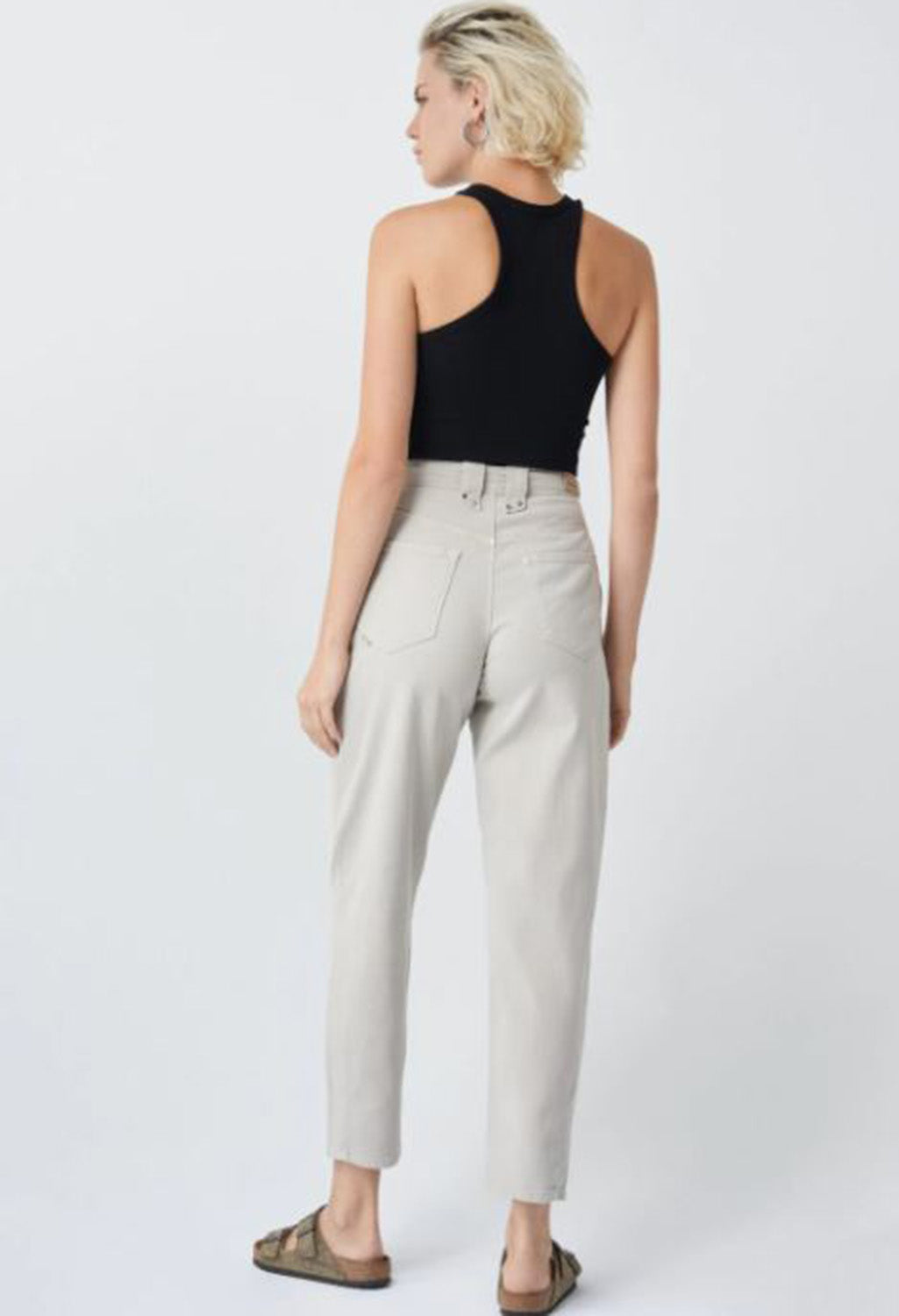 SLOUCHY CROPPED TROUSERS