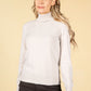 Cashmere Touch Turtleneck Knit In Latte