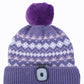 Reversible Hat & LED Torch in Purple