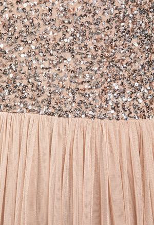 Strappy Sequin Detail Dress