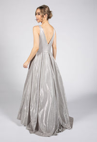 Silver Shimmer Ballgown