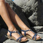 Disc Wedge Sandal