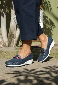Wedge Laser Cut Loafer