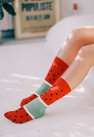 Ice Pop Watermelon Socks, view 2 – Pamela Scott