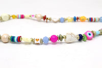 Extra long Multicoloured phone charm