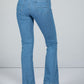 HIGH RISE LOOSE BOOTCUT JEANS WITH BELT