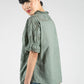 Embroidered Tie Hem Blouse in Khaki