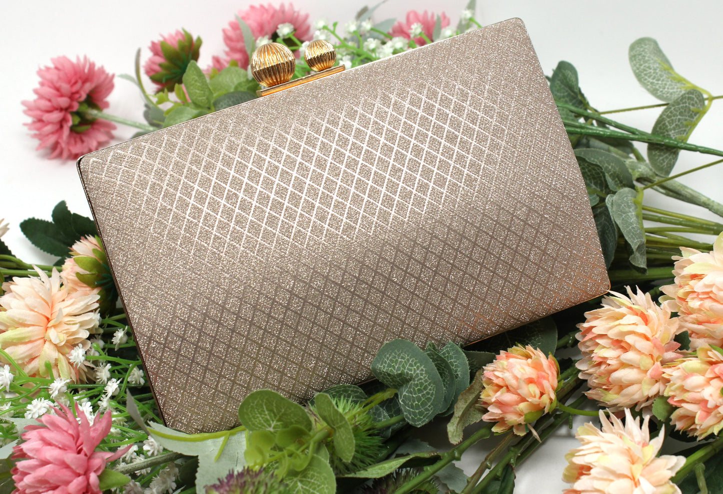 Metallic Clutch Bag