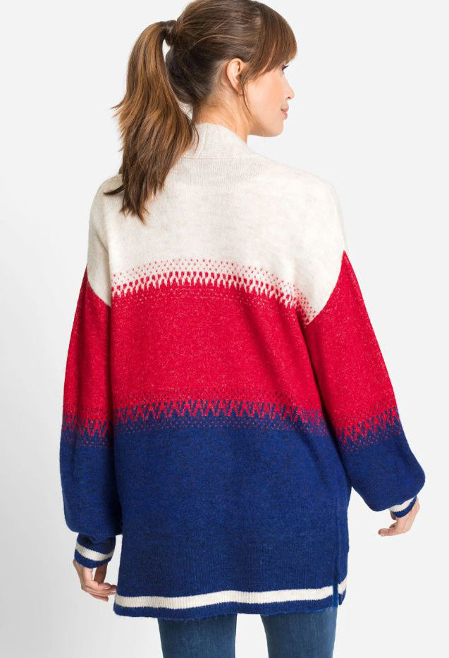 Colour Block Cardigan