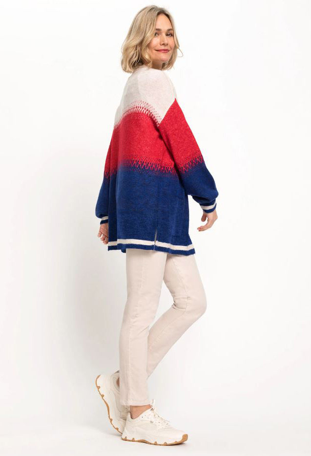 Colour Block Cardigan