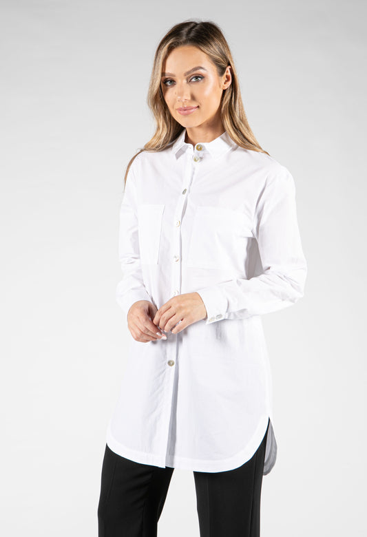Oversized Shirt with Pockets