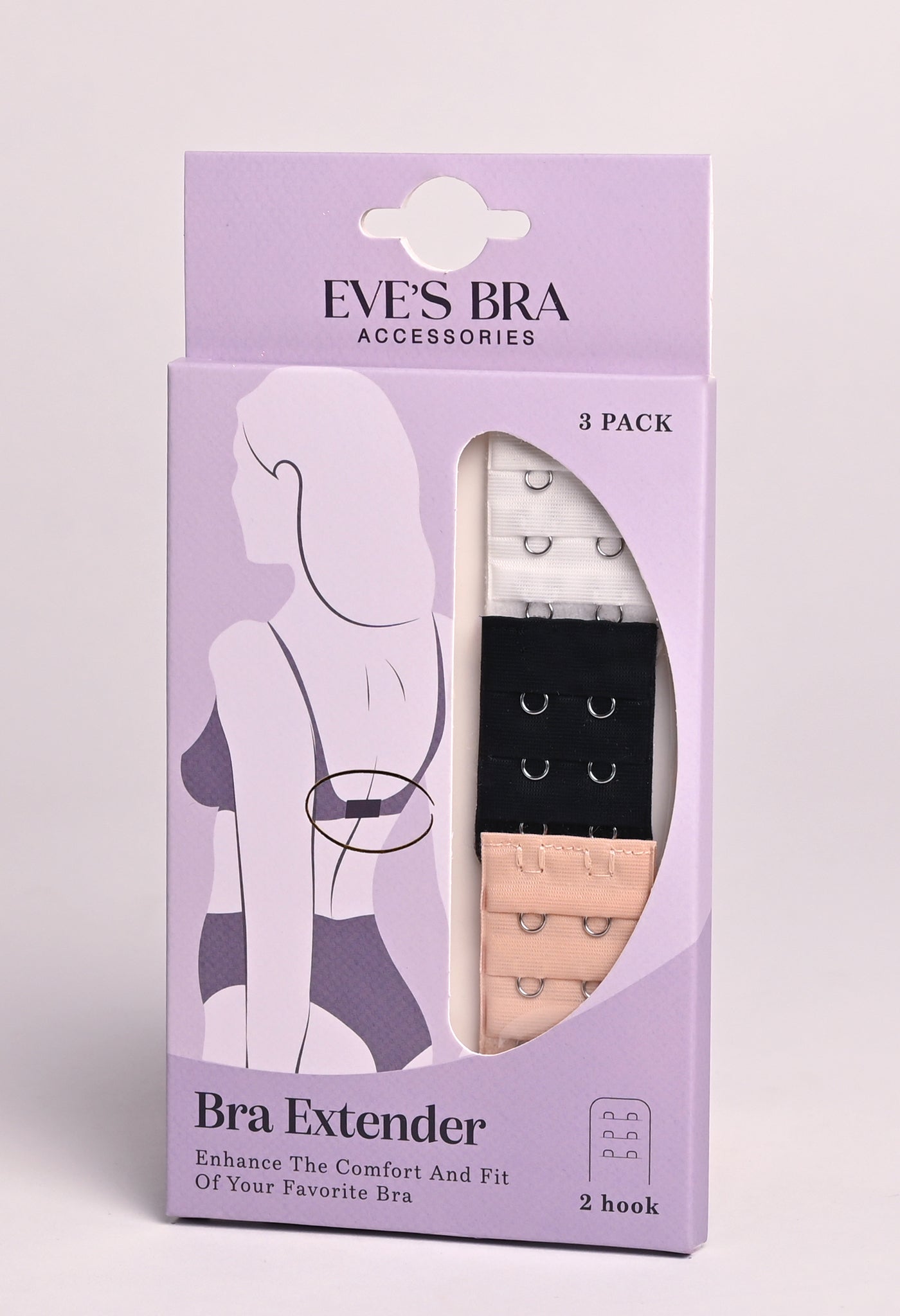 Bra extender 2 hooks