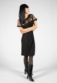 Mesh Detail Dress