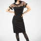 Mesh Detail Dress