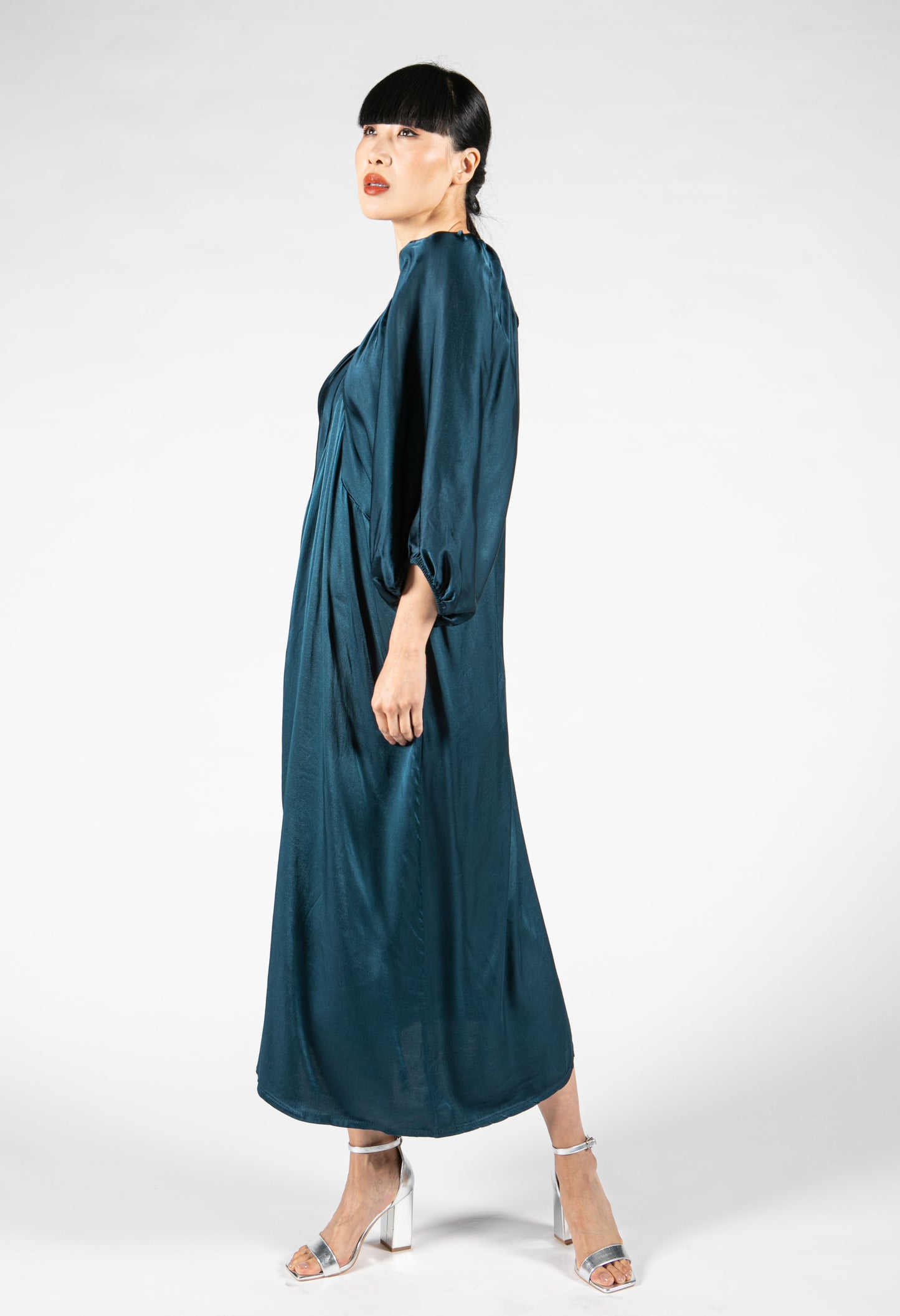 Silk Feeling Maxi Dress