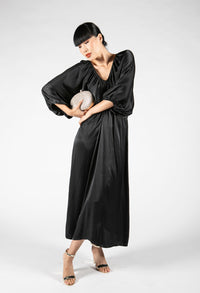 Silk Feeling Maxi Dress