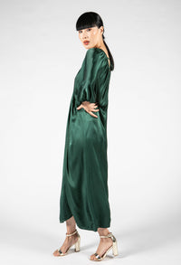 Silk Feeling Maxi Dress