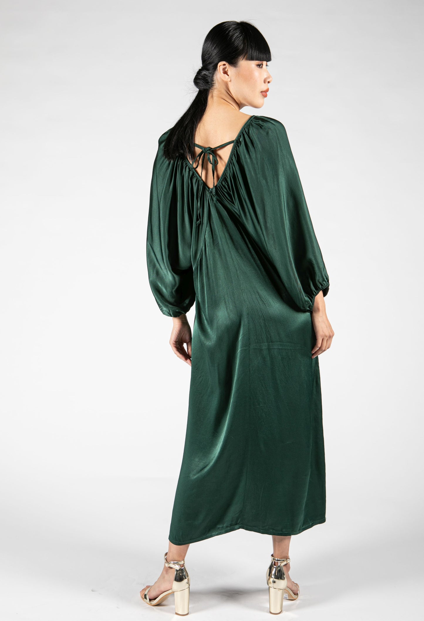 Silk Feeling Maxi Dress