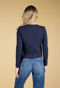 Fine Knit Short Cardigan