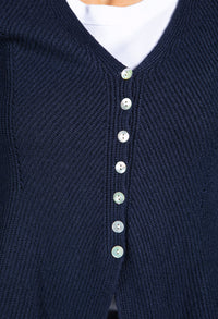 Fine Knit Short Cardigan