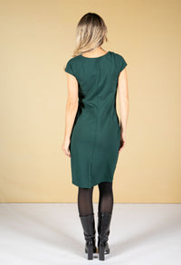Fitted Panel Detail Dress