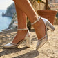 Diamante Court Heel