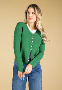 Fine Knit Short Cardigan