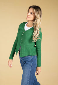 Fine Knit Short Cardigan