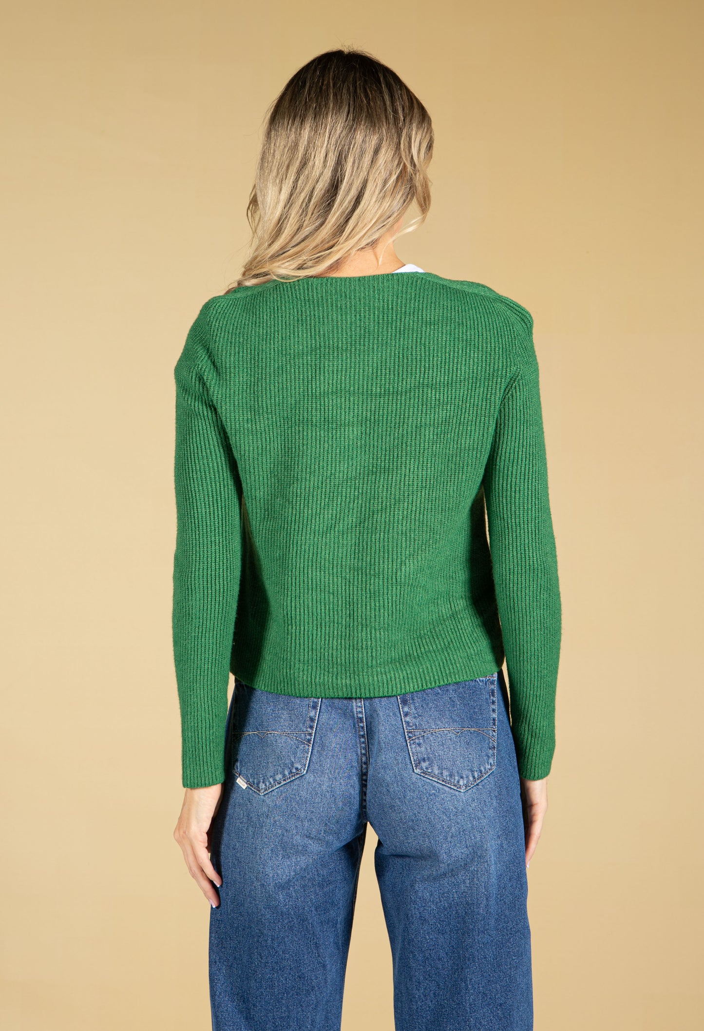 Fine Knit Short Cardigan