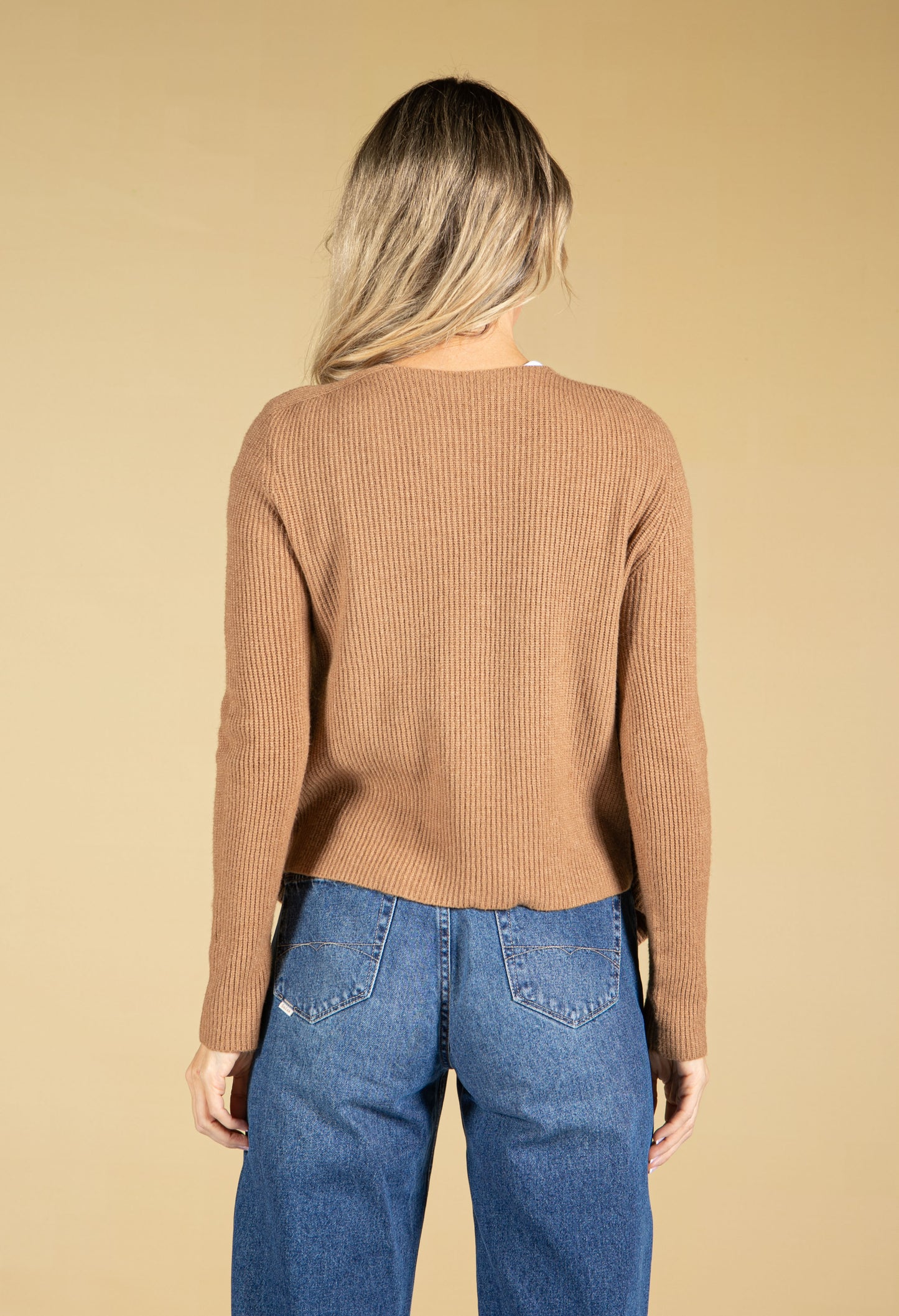 Fine Knit Short Cardigan