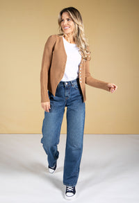 Fine Knit Short Cardigan