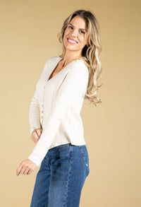 Fine Knit Short Cardigan