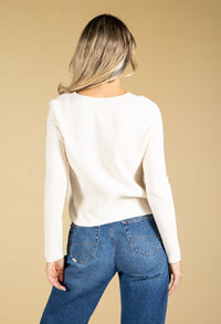 Fine Knit Short Cardigan