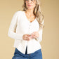 Fine Knit Short Cardigan