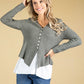 Fine Knit Short Cardigan