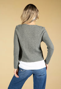 Fine Knit Short Cardigan