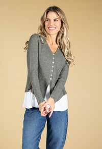 Fine Knit Short Cardigan