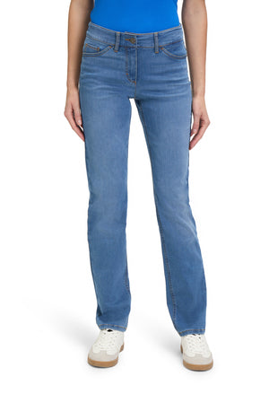 Basic Jeans with Patch Pockets