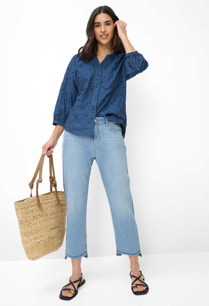 Velia Cotton Embroidered Blouse