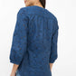 Velia Cotton Embroidered Blouse