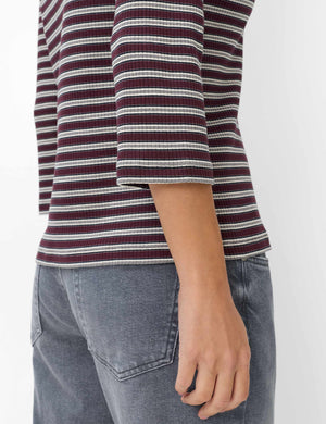 Cleo Ribbed Polo Top