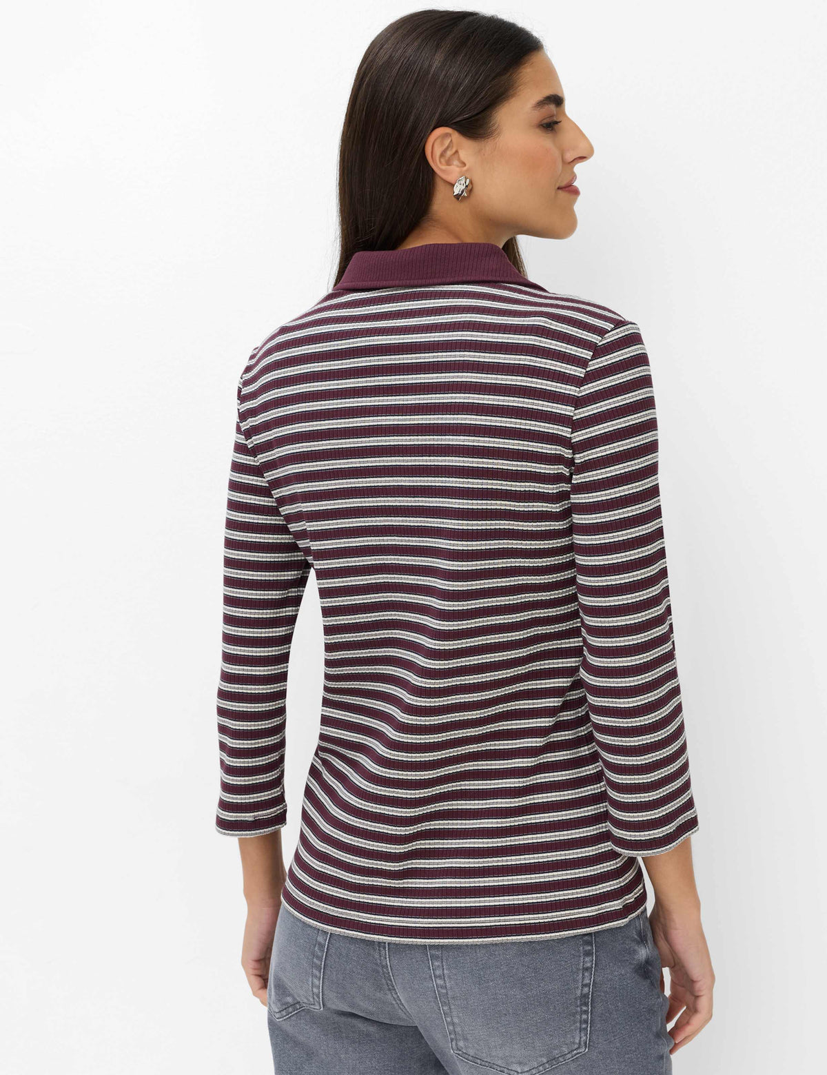 Cleo Ribbed Polo Top